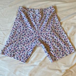 The body co. floral print biker shorts
